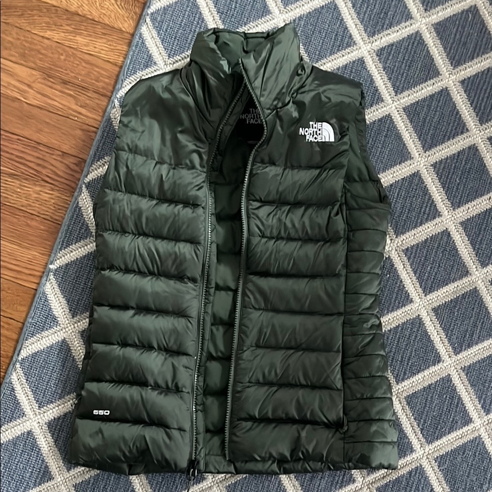 The North Face Women's Green Puffer Vest